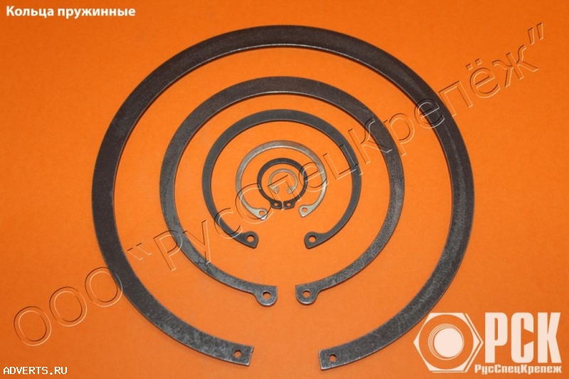 Кольцо пружинное упорное плоское ГОСТ 13940-86