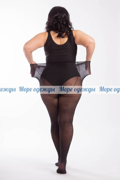 Miss Колготки Большого 6 размера 50 den Черные