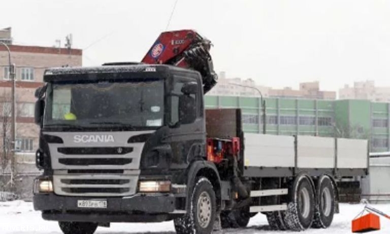 Услуги манипулятора 5 тонн СПб