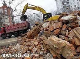 Демонтаж зданий, домов, хоз. построек. Вывоз строительного мусора.