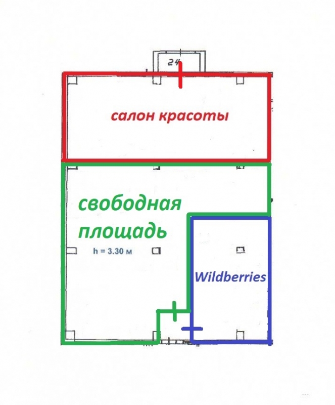 Продается помещение 250 м2 в ЮАО