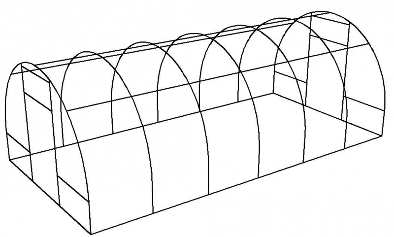 Теплицы арочного типа