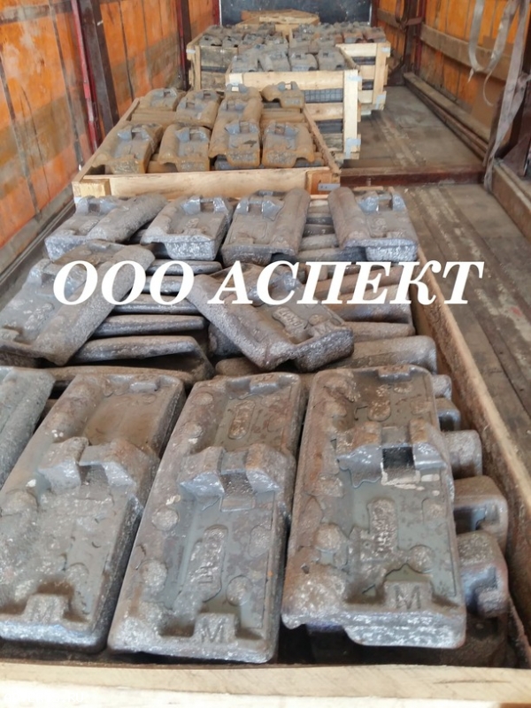 Колодка гребневая локомотивная тип м