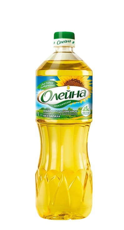 Подсолнечное масло ТМ ОЛЕЙНА оптом от производителя