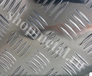 Алюминиевый лист рифленый