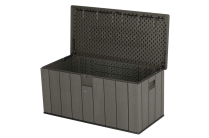 Сундук пластиковый WoodLook, 570 л, серый