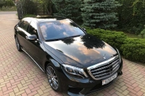 Аренда авто с водителем в Беларуси. Mercedes W222 Long S500