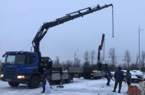Заказать манипулятор СПб недорого для перевозки
