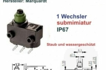 Микропереключатели Marquardt 1055/58 12 Вольт 4А для ремонта ELV и ц/замков, оригинал, Германия