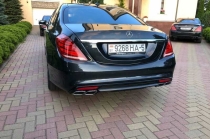 Аренда авто с водителем в Беларуси. Mercedes W222 Long S500