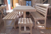 Мебель для бани и сауны из кавказской липы