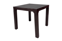 Boston b: rattan, Стол Quatro 780*780, антрацит и венге
