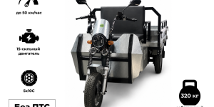 Грузовой трицикл Draxter ТМГ 500 15 л. с. оцинкованный