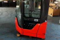 Кабина для китайских фронтальных погрузчиков красная ZL18 ZL20 ZL30 на NEO BULL VIKING MOLOT
