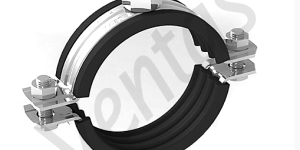 Хомут трубный высокой нагрузки с гайкой