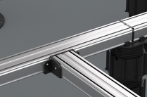 Перпендикулярный соединитель алюминиевой лаги HILST Slim 60х20 (упак. 10шт)