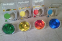 Лампочки галогеновые с цветным фильтром Paulmann (Германия), новые