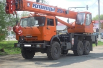Аренда автокрана вездеход 25 тонн в г. Приморске