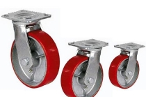Большегрузные полиуретановые колеса для тележек и тачек