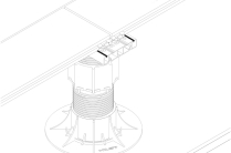 Лага Алюминий HILST JOIST стыковочная SLIM MAX 100*20*4000мм