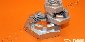 Купить гайку М48 ГОСТ 5919-73, корончатая гайка 2М48 ГОСТ 5919-73