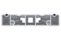 Лага Алюминий HILST JOIST стыковочная SLIM MAX 100*20*4000мм
