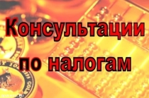 Консультации по вопросам налогообложения.