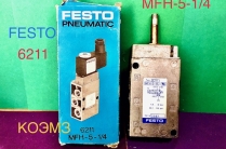 Распределитель с электроуправлением Festo mfh-5-1/4