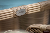 MOKKA MAJORCA стол обеденный, цвет соломенный