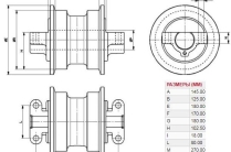 Опорные катки UF125E0E