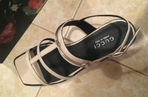 Босоножки бежевые ,, GUCCI’’
