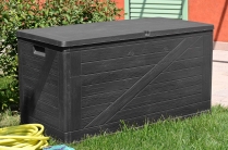 Сундук Toomax WoodLine, 420 л Светло-серый и антрацит