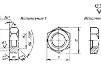 Гайка ГОСТ 15522-70